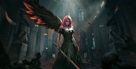 Dark Angel Warrior Wallpaper And Background Image 1920x977 Id866366 Wallpaper Abyss