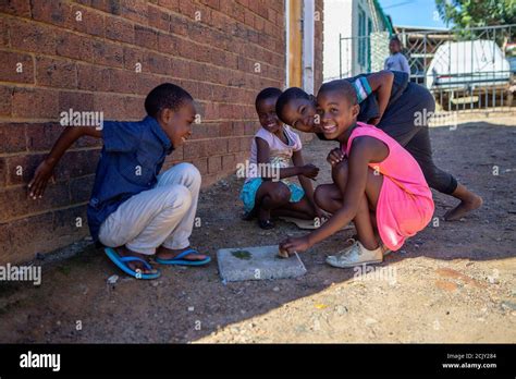 Children Playing Township South Africa Hi Res Stock Photography And