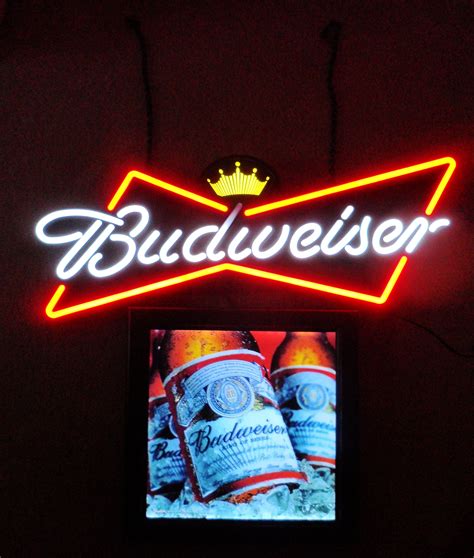 Vintage Budweiser Neon Circa S Neon Bar Signs Neon Signs Bar Signs