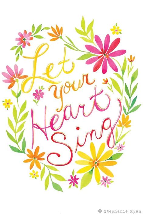 Let Your Heart Sing Canvas Art By Stephanie Ryan Icanvas