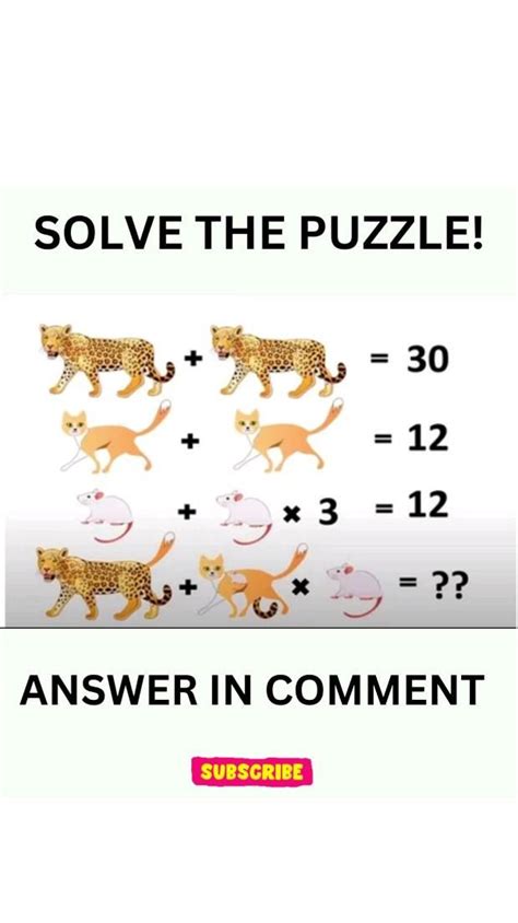 Can You Solve This Interesting Maths Puzzle I Maths Puzzle With Answers