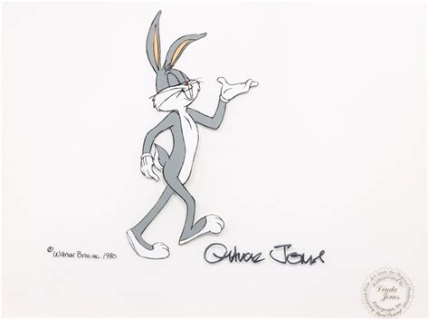 Chuck Jones Bugs Bunny Hand Painted Animation Celluloid Mutualart