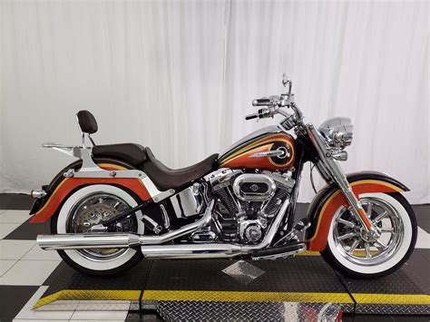 Harley davidson softail deluxe 2014, elite series led conversion kit (880 / 881) by xkglow®. Pre-Owned 2014 Harley-Davidson Softail Deluxe CVO FLSTNSE ...