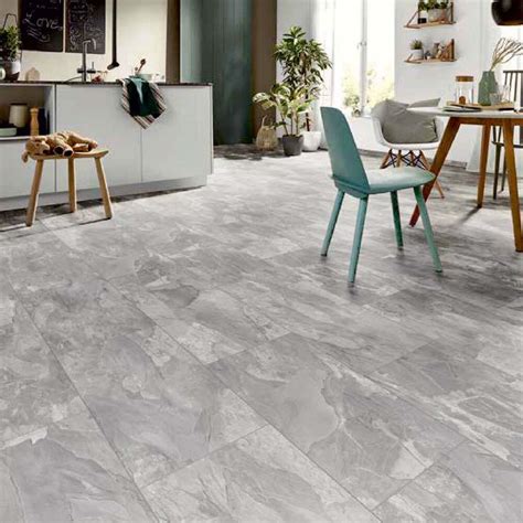 Majestic Grey Slate Tile Laminate Flooring 8mm Tile Mountain