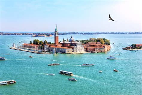 Venice Island Of San Giorgio Maggiore Stock Image Colourbox