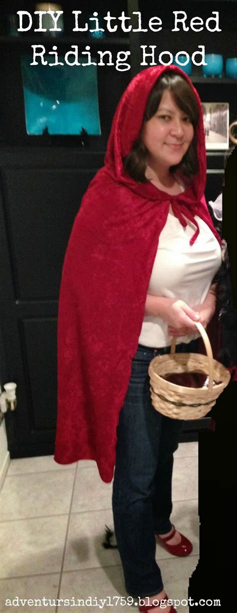 If you're a fan of the grittier version of the story, you can't go with something too light for your realistic red riding hood costume. Adventures in DIY: DIY Little Red Riding Hood Costume