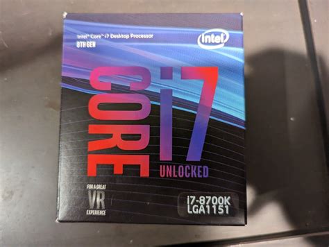 Desktop Processor Intel Core I7 8700k 6 Cores 47 Ghz Lga1151 Computer