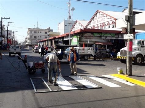Gobierno De Mazatlán Cierra La Aquiles Serdán Para Pintar Señalizaciones