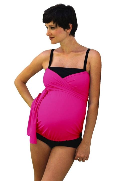 Maternity Swimweartankini Topswrap Around Bandeau Maternity