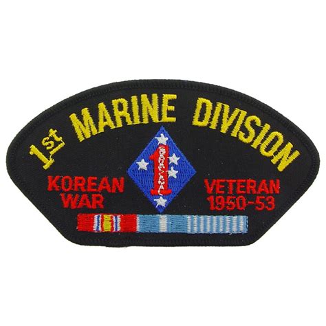 Usmc 1st Marine Division Korean War Veteran Patch