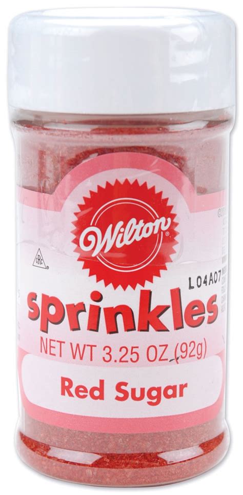 Wilton Sprinkles Red Sugar 325 Ounces Grocery And Gourmet Food