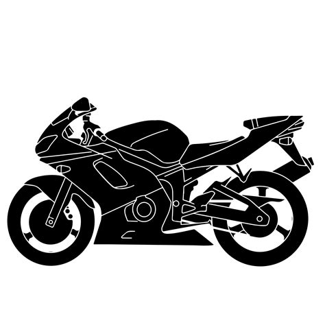 Motorcycle Silhouette Vector Silhouette Clip Art Silhouette Vector