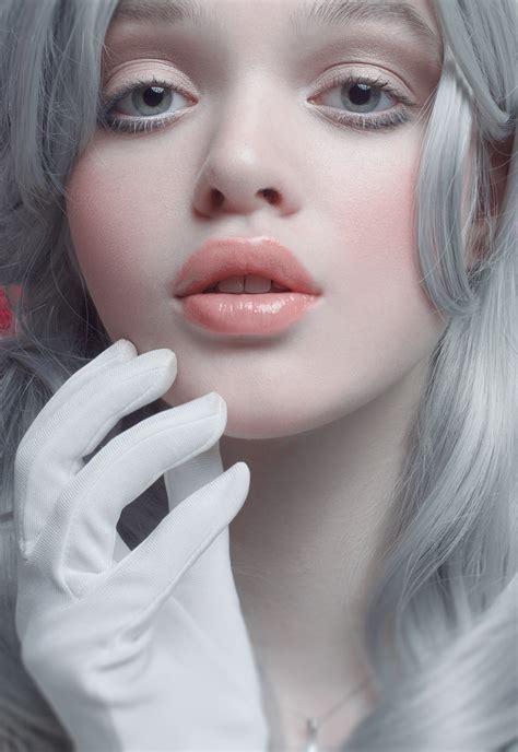 Wallpaper Face White Cosplay Model Long Hair Fashion Nose