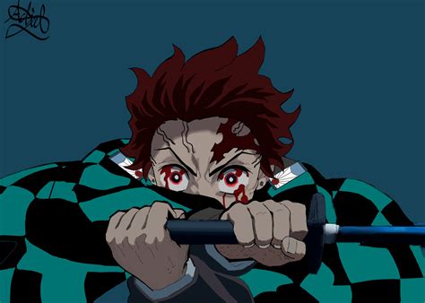 ArtStation - Tanjiro Rage