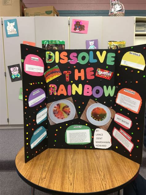 Skittles Science Project In 2020 Kids Science Fair Projects Science