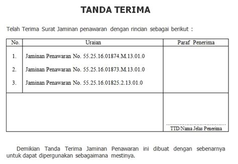 Kita akan sambung lagi dengan penjelasan tentang jenis surat yang lain. Contoh Surat Tanda Terima Uang Muka