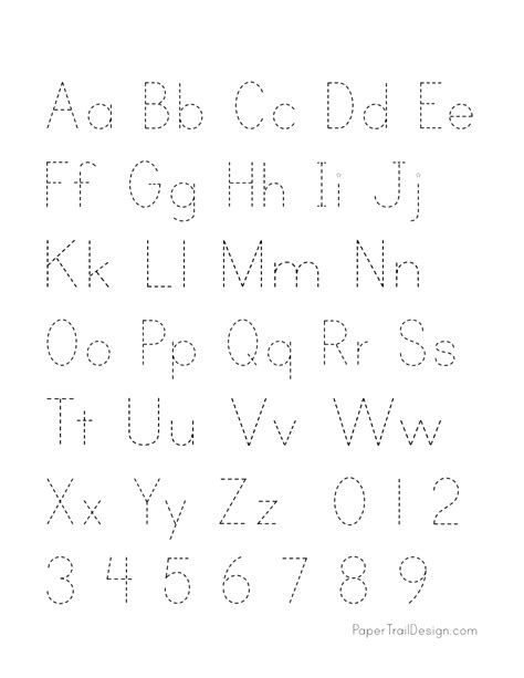 Alphabet Writing Practice Free Printable For Preschoo