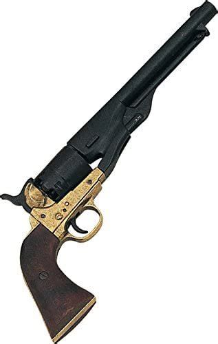 Denix M1861 Navy Issue Brass Revolver Non Firing Replica Evorazon
