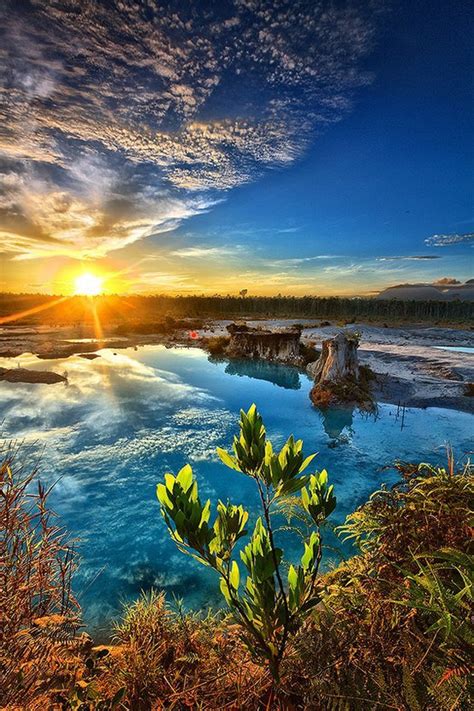 Showme Nan Blue Lake Singkawang Indonesia