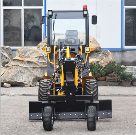 Two Speed 24kmh 2000kg Mini Wheel Loader With Rock Grapple Bucket