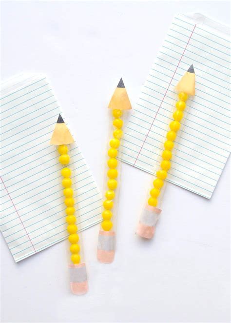 Diy Candy Pencil Craft Pencil Crafts Diy Candy Paper Flowers Craft