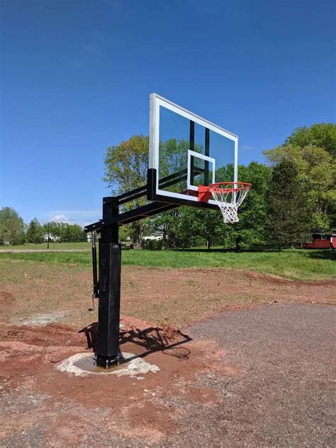 In Ground Adjustable Basketball Hoop The Best New Way To Play