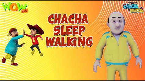 Chacha Sleepwalking Chacha Bhatija 3d Animation Cartoon For Kids