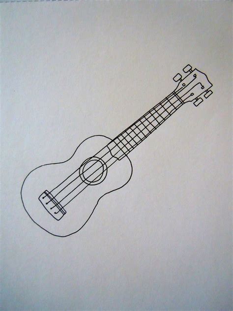 Ukulele Drawing At Getdrawings Free Download