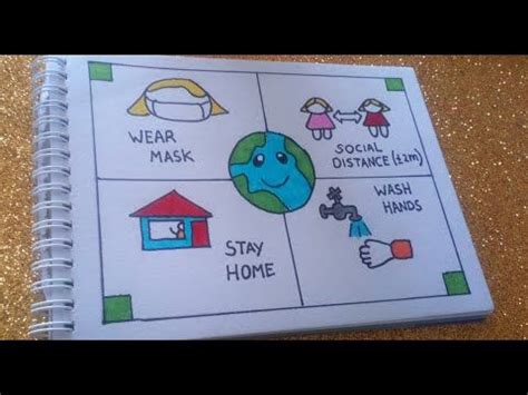 How to draw coronavirus awareness/ safety poster. Coronavirus Prevention Awareness Poster Drawing | COVID 19 ...