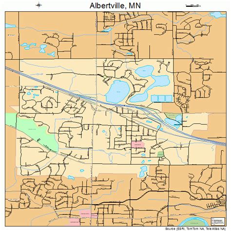 98 homes for sale in albertville, al. Albertville Minnesota Street Map 2700730