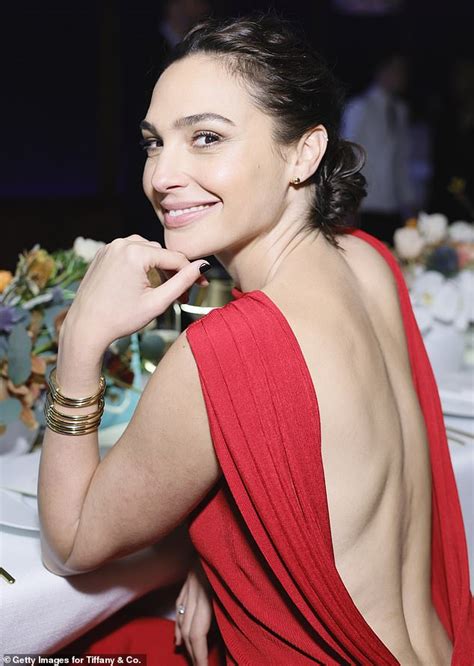 Red Hot Gal Gadot Wows In Bare Backed Dress At Tiffany And Co Party With A Listers
