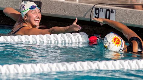 La Quinta Swimmer Emmi Von Scherr Sets School Record At Cif Meet
