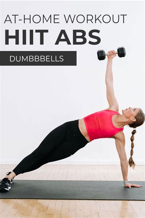 Minute Dumbbell Ab Workout Video Nourish Move Love
