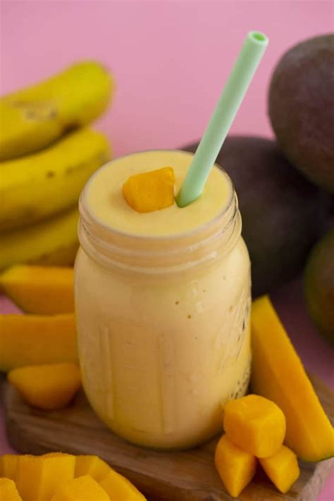 Mango Banana Smoothie Recipe Mind Over Munch