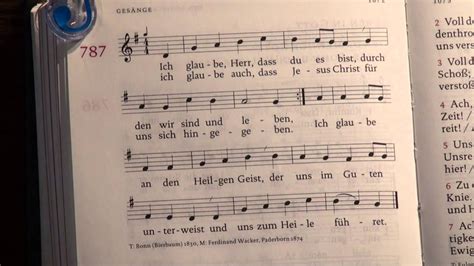 Von dort wird er kommen zu richten die lebenden und die toten. 787 (WÜ) - Ich glaube, Herr, dass du es bist - YouTube