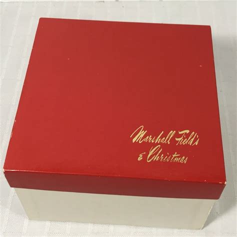 Details About Vintage Marshall Fields And Company Christmas Boxes