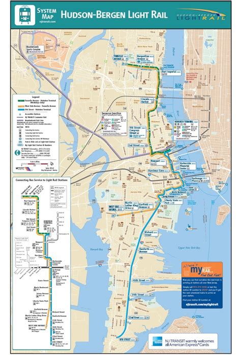 33 Hoboken Light Rail Map Maps Database Source