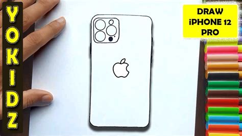 How to make iphone 11 from cardboard. HOW TO DRAW APPLE IPHONE 12 PRO - YouTube
