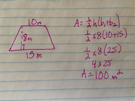 Solved Help 8 A Trapezoid With No Right Angles And An Area Greater