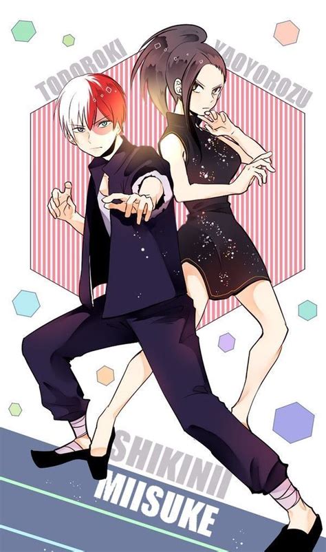 Pin De Uzumakikorra Em Todomomo Todoroki Shouto X Yaoyorozu Momo