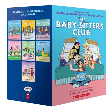 Graphix Baby Sitters Club Graphic Novels Boxed Set 1 7 Linden Tree