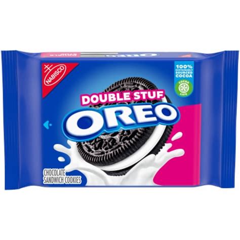 Oreo Double Stuf Chocolate Sandwich Cookies 1535 Oz Frys Food Stores