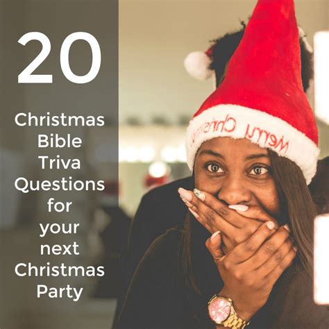 Christmas Bible Trivia Quiz For Christmas Party Games