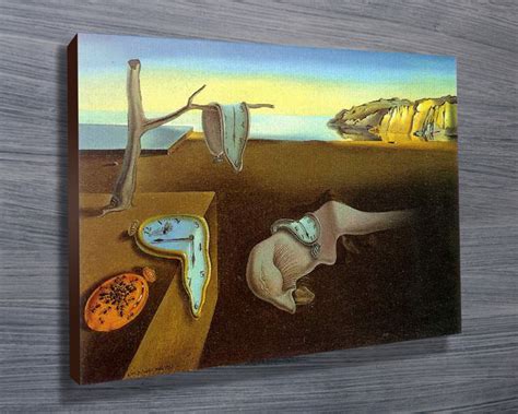 Canvas Print Of The Persistence Of Memory By Salvador Dali