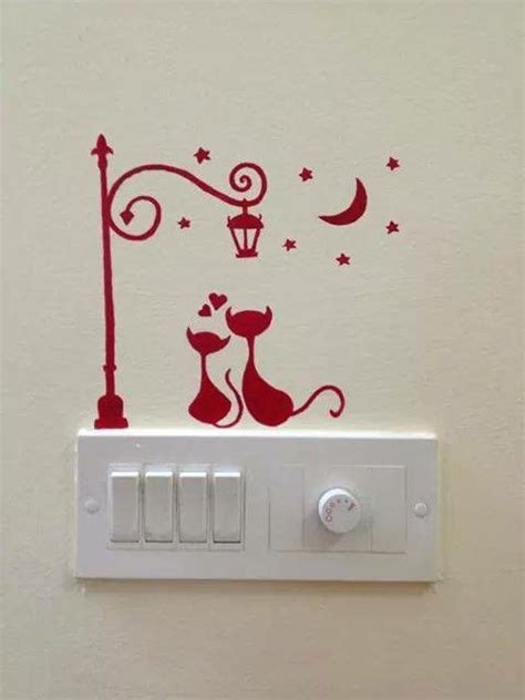 Painting interior walls is the easiest way to freshen up your place. Switch board drawing | Wall paint designs, Wall painting ...