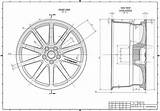 Autocad Wheel Drawing Blueprints Technical Engineering Mechanical Sketch Cad Blueprint Wheels Solidworks Plan Căutare Plans Croquis Sketches Visit Tech Isometric sketch template