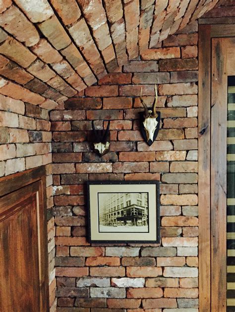 Using natural and rough materials in interior design is a popular trend and brick walls and accents can have a dramatic effect. Reclaimed Thin Brick Veneer - Thin Brick Veneer, Brick ...