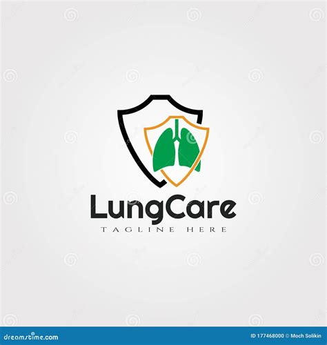 Lung Care Vector Logo Designhealthcare And Medical Icon Stock Vector