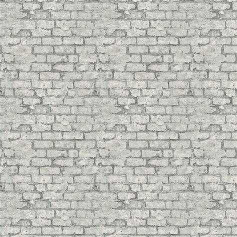 Industrial Brick By Albany Grey Wallpaper Wallpaper Direct