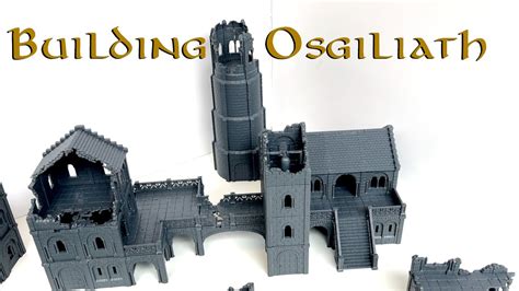 Building Osgiliath Mansions Towers And Bridges Youtube